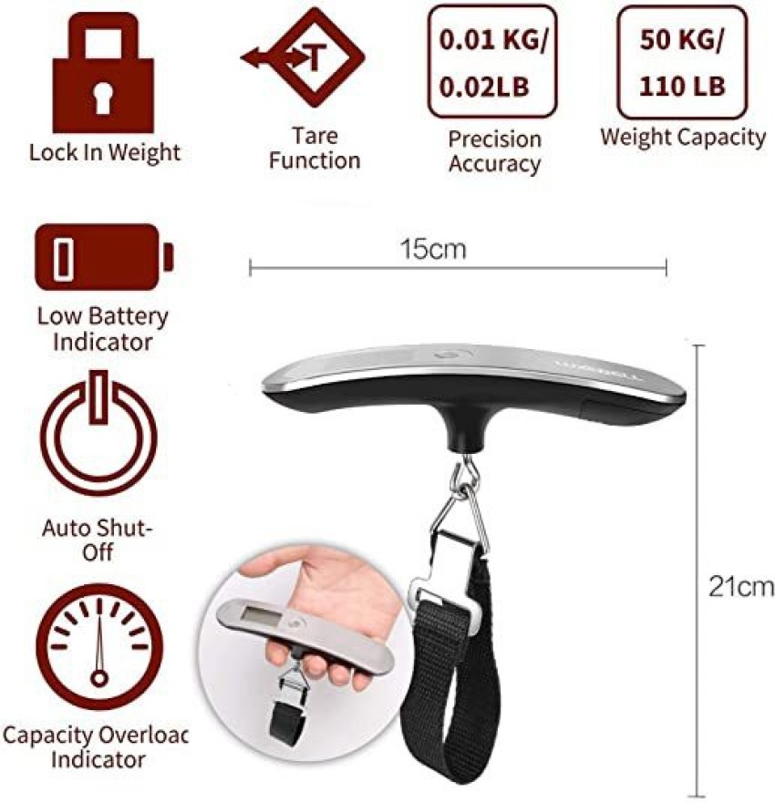 bulfyss electronic 50kgs digital luggage scale