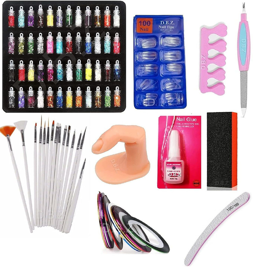 ALVRIO Nail Art Kit-48PCS Glass Bottles Glitter,100 Transparent Nails,5 Nail Tapes1Glue - Price in India, Buy ALVRIO Nail Art Kit-48PCS Glass Bottles Glitter,100 Transparent Nails,5 Nail Tapes1Glue Online In India, Reviews, Ratings ALVRIO Nail Art Kit-48PCS Glass Bottles Glitter,100 Transparent Nails,5 Nail Tapes1Glue - Price in India, Buy ALVRIO Nail Art Kit-48PCS Glass Bottles Glitter,100 Transparent Nails,5 Nail Tapes1Glue Online In India, Reviews, Ratings