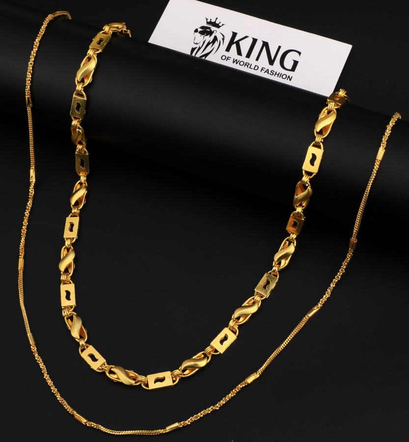 Gold-plated Plated Brass Chain 