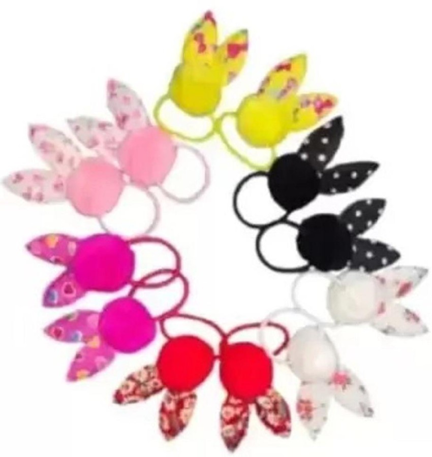 GLAMRI COLLECTION Girl's Rabbit Ear Hair Tie Rubber Bands Style Ponytail  Holder Hair Band Price in India - Buy GLAMRI COLLECTION Girl's Rabbit Ear  Hair Tie Rubber Bands Style Ponytail Holder Hair