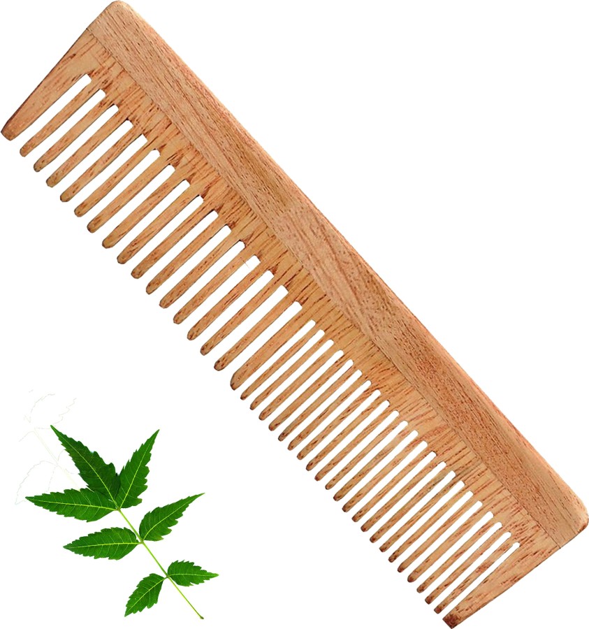 Buy Neem Wood Comb with Handle  Promotes Hair Growth  Handmade Online on  Brown Living  Hair Comb
