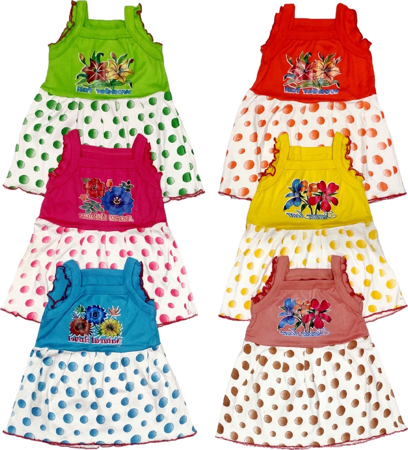 Printed Cotton New Born Baby Frock Age Group 01yr Packaging Type Packet