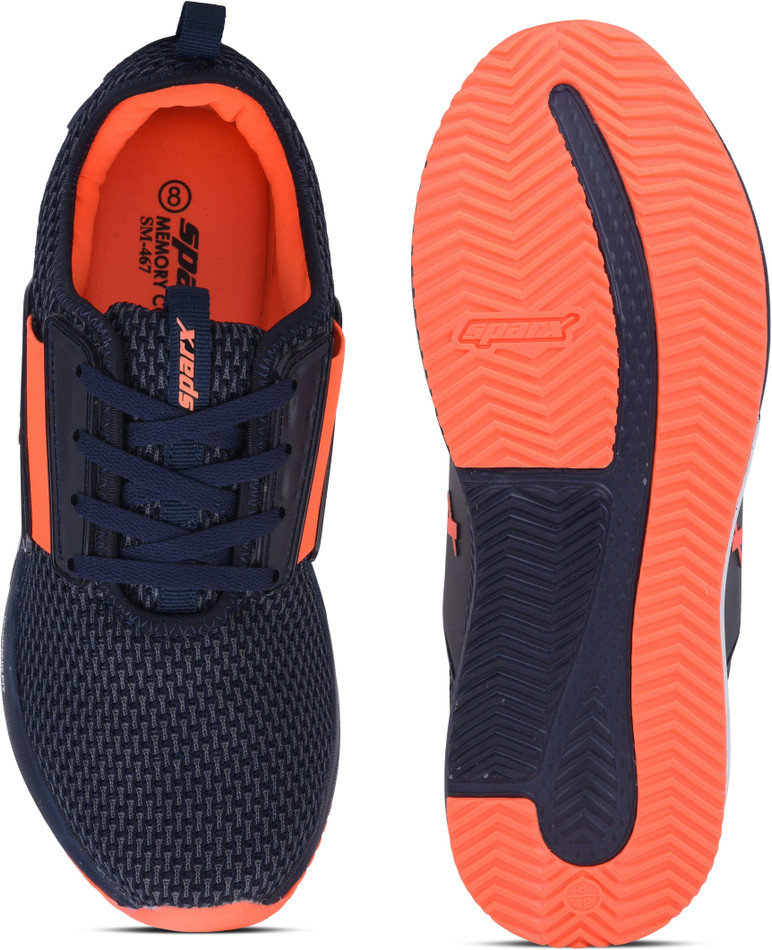 Sparx Men SM-467 Navy Blue Fluorescent 