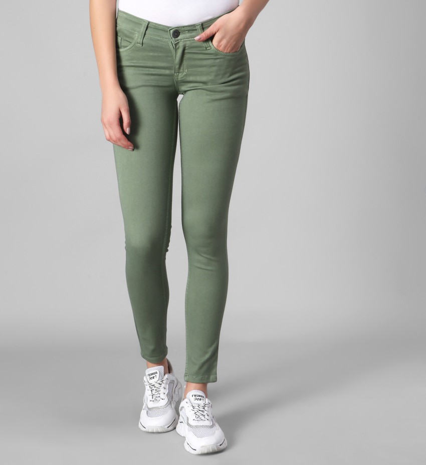 green jeans for ladies