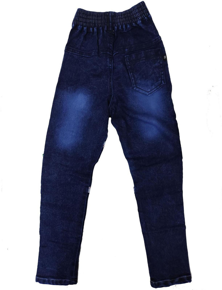 VIBE CREATIONS Slim Boys Blue Jeans 