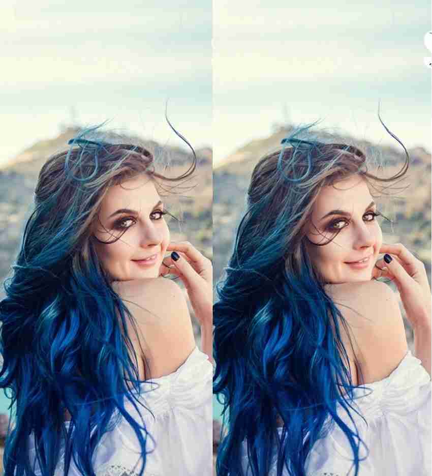 MYEONG BLUE HAIR COLOR WAX LONG LASTING HAIR COLOR TEMPORARY HAIR COLOR FOR  MEN & WOMEN HAIR COLOR , NAVY BLUE - Price in India, Buy MYEONG BLUE HAIR  COLOR WAX LONG