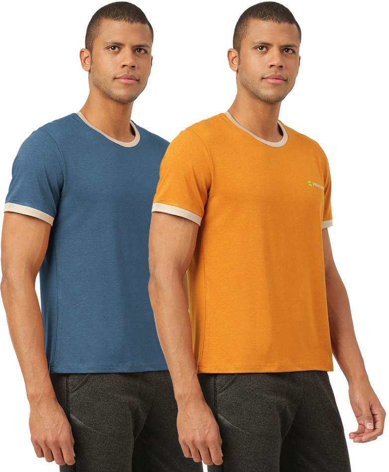 Buy FREECULTR Solid Men Round Neck Dark 