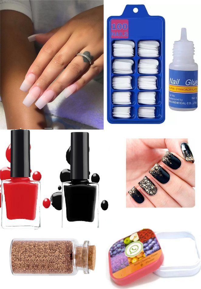 Nail Glitter Powder EBANKU Nail Sequins Fine Powder India  Ubuy