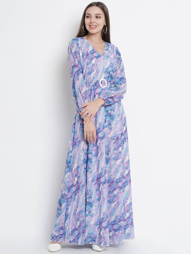 Buy Elegant Maxi Dress for Women in Blue Online Liberia Ubuy