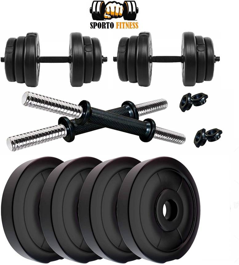 Sporto Fitness 12 KG Adjustable Dumbbell Set Kosovo Ubuy