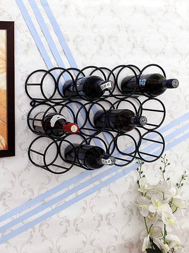 ROSE AHMED Stainless Steel Wine Rack