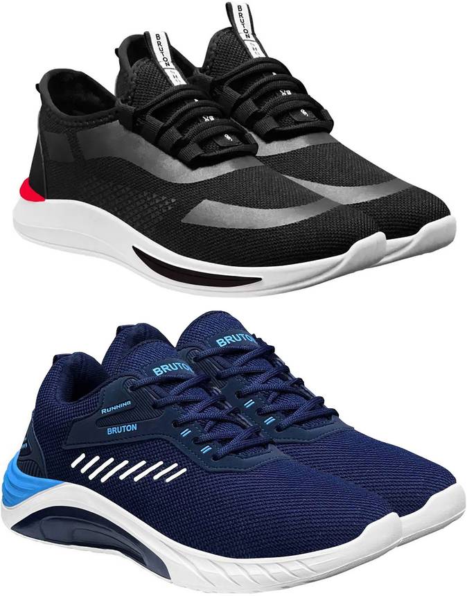 Combo Pack of 2 Sports Shoes Running Shoes For Men Running Shoes For Men in Bahrain at BHD 13 Rating 5