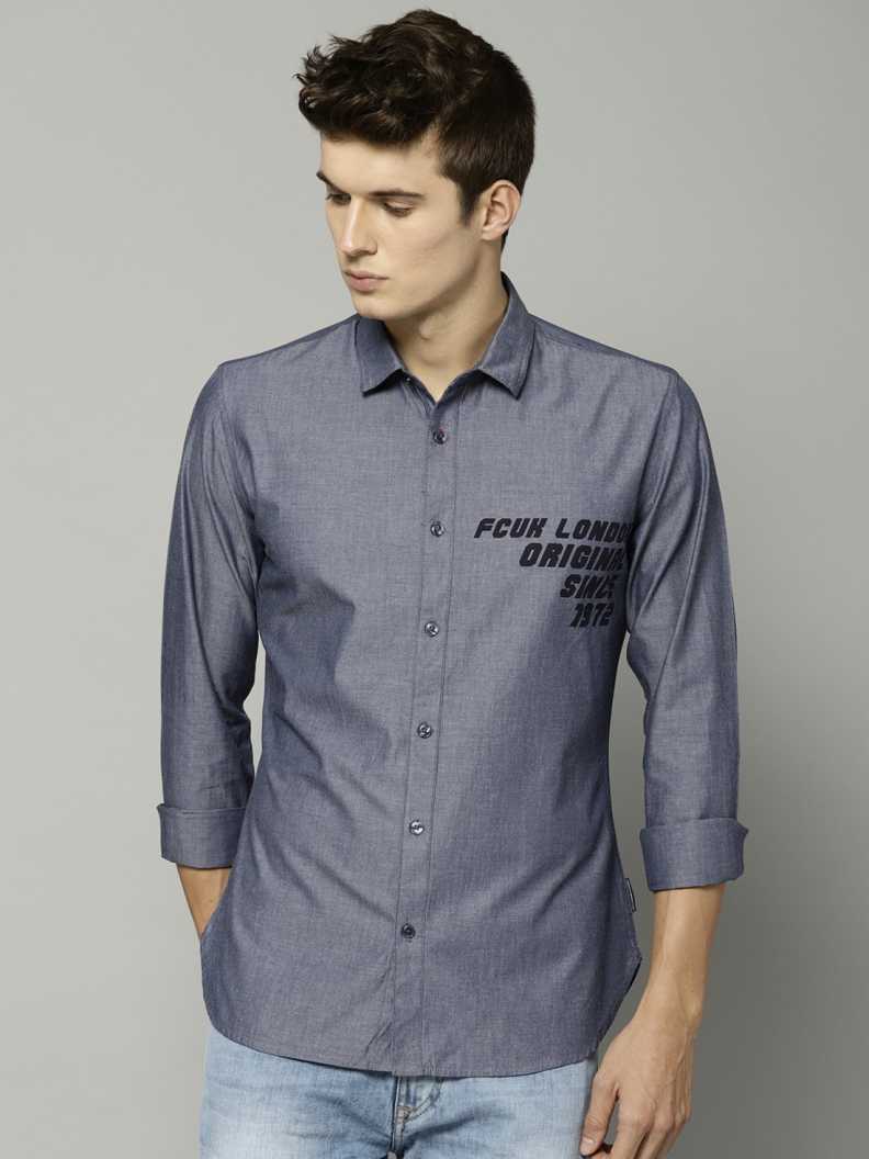 French Connection Men's Shirts up to 70% Off @ Flipkart