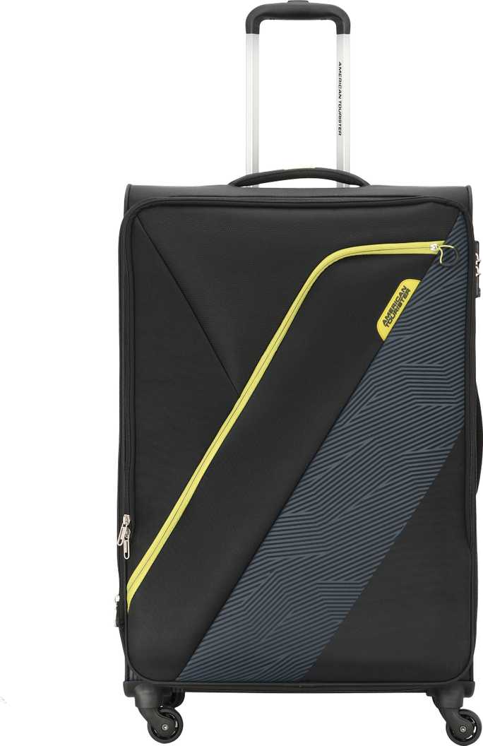 Huge deal on AMERICAN TOURISTER Large Check-in Luggage (78 cm) – AMT WALES SPINNER 78CM – BLACK: Get up to 74% off