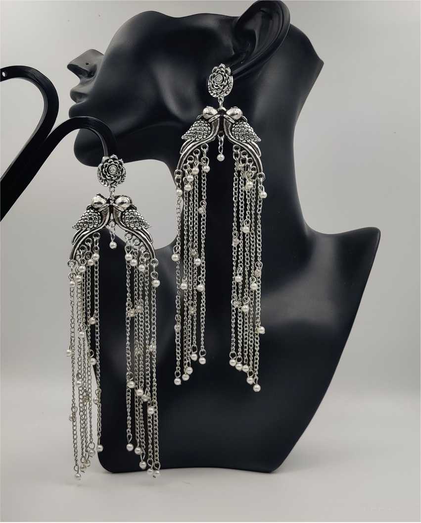 Top 10 Best Fashion Earrings Available Online At Low Price Which You Don'T Want To Miss 9 Ovyacollection Designer Traditional Stylish Gold Plated Polki Dangle Long Earrings For Women And Girls