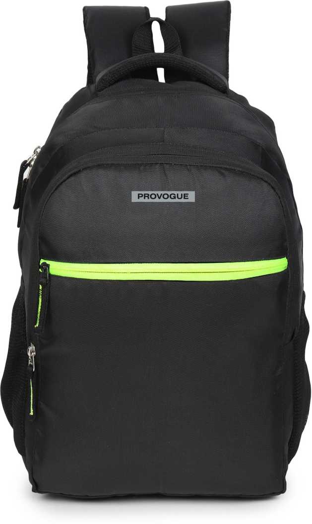 PROVOGUE Medium 30 L Laptop Backpack unisex backpack 15.6 inch casual laptop bag-school bag  (Black)