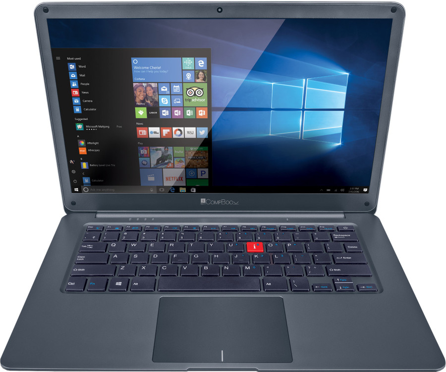 iBall CompBook Netizen Laptop (Windows 10 Home, 4GB RAM, 64GB HDD, Intel Celeron, Metallic Grey, 14.0 inch)