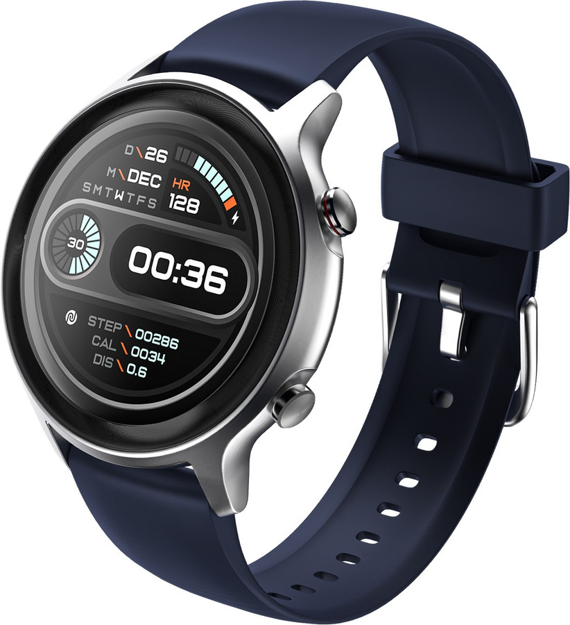 NoiseFit Active Smartwatch (Blue Strap, 32mm)