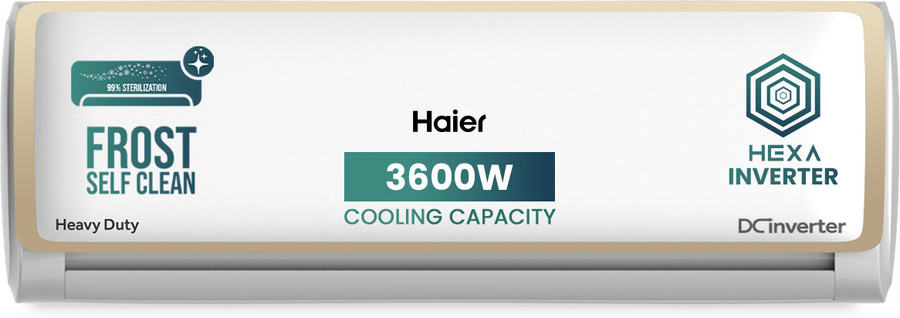 Haier 2025 Model 1 Ton 5 Star Split Inverter Intelli-Convertible 7 in1 Convertible, HD Filter, Frost Self Clean, Upto 20 M air Flow, Hyper PCB AC(HU14-5BN-INV//HS14E-TXG5BN-INV, White) Flipkart Deal