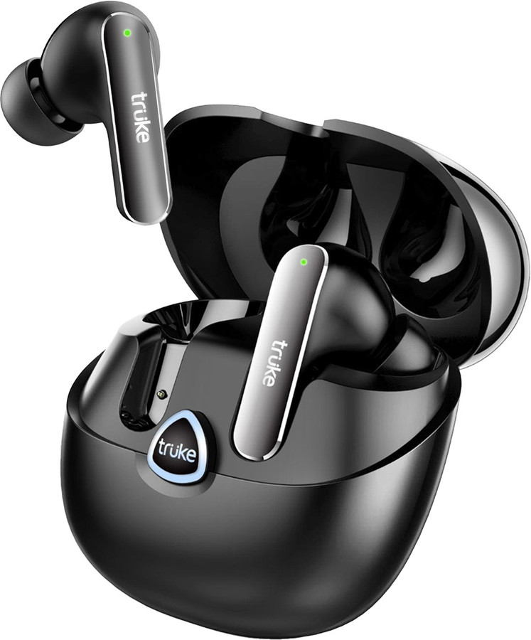 truke Buds F1 Ultra with 60 Hours Playtime, Spatial Audio, 13mm Drivers, Multi-modes Bluetooth(Black, True Wireless) Flipkart Deal