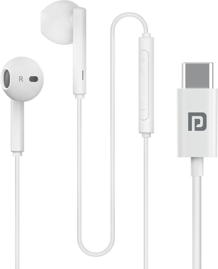 Portronics Conch Theta C Type C Wired Earphone With HD Quality In-Line Mic,14.2mm Driver Wired(White, In the Ear) Flipkart Deal