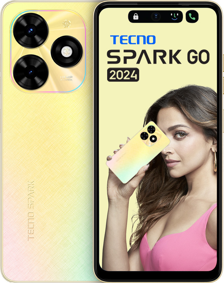 Tecno Spark Go (2024) (4GB RAM, 64GB) - Alpenglow Gold