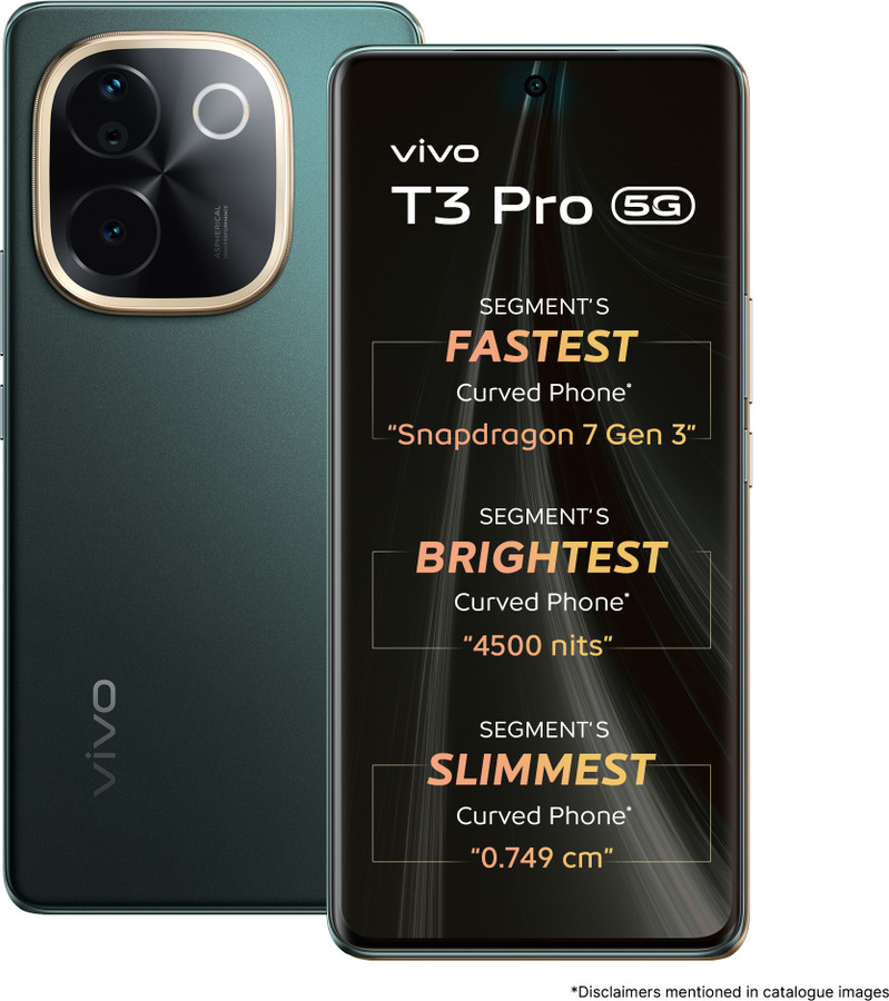 Vivo T3 Pro 5G Price In India Specifications 21st January 2025 buy-vivo-t3-pro-5g-emerald-green-128-gb-8-gb-ram-on-emi