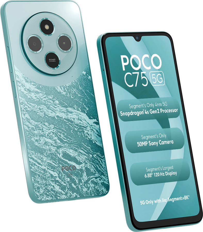 Poco C75 5g (aqua Bliss, 128 Gb, 5160 Mah) Flipkart Deal