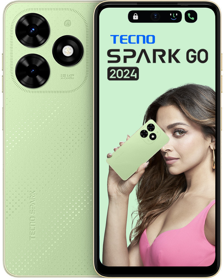 Tecno Spark Go (2024) (6GB RAM, 64GB) - Magic Skin Green