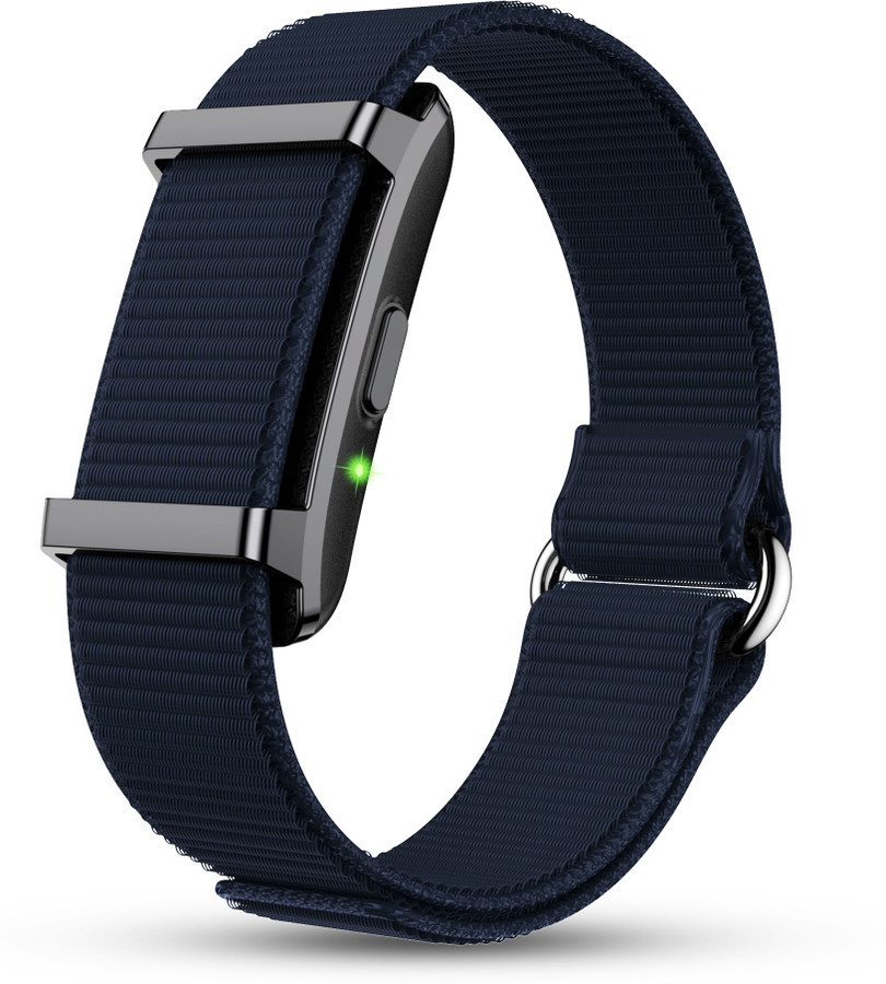 Pebble Pebble Qore 2 Fitness Band | Advanced Activity &amp; Health Tracking | 45 Days Battery Life (Blue Strap, Size : Free Size) Flipkart Deal