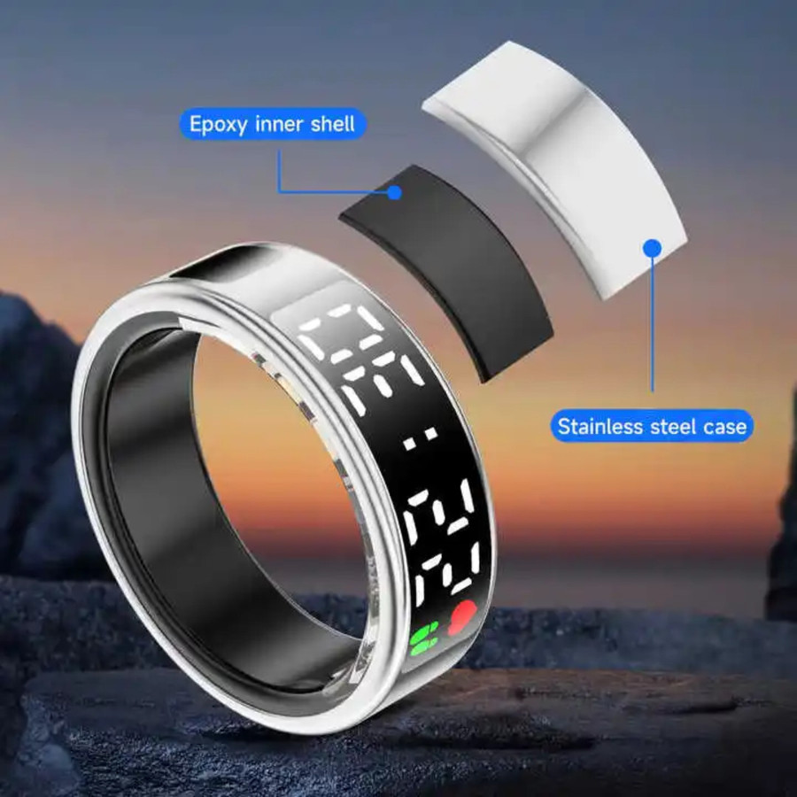 Fyfit Fy-radian Silver-10  19.8 Mm Smart Ring Flipkart Deal