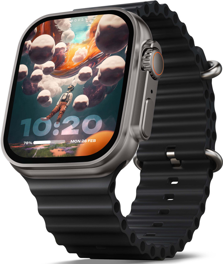 Boult Crown 1.95&#039;&#039; Screen, Bt Calling, Working Crown, Zinc Alloy Frame, 900 Nits, Spo2 Smartwatch Flipkart Deal