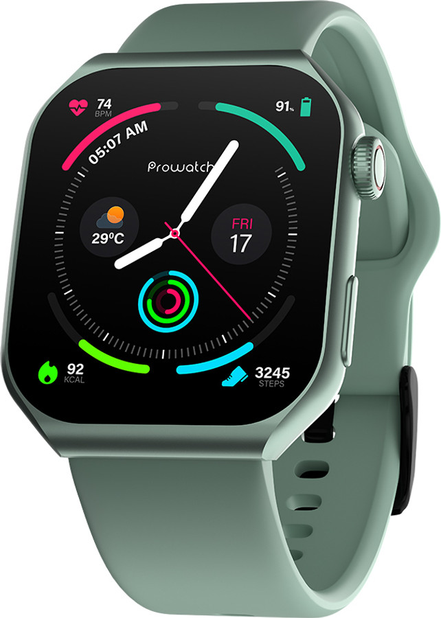 Lava ProWatch V1 Smartwatch (Mint Shinobi Strap, 47mm)