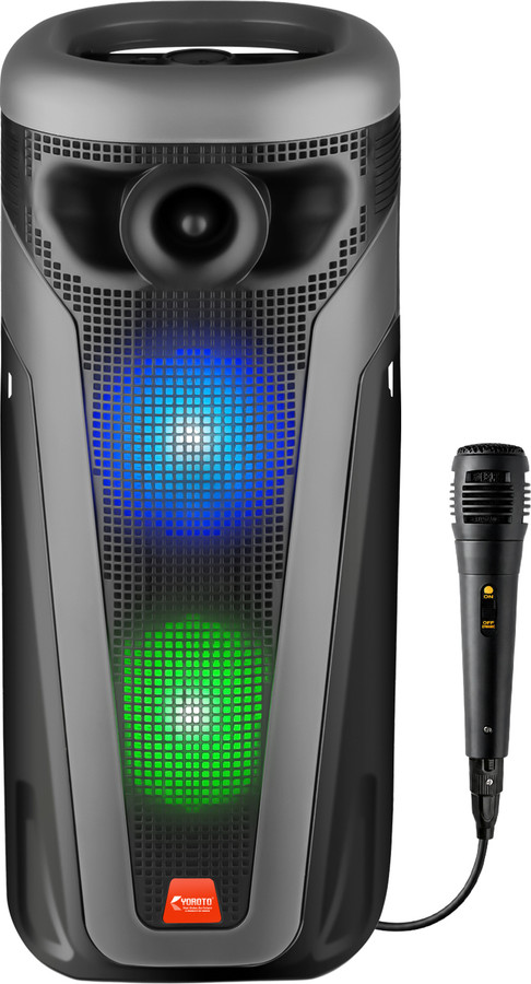 Yoroto J30 With Deep Bass, Rgb Led Lights, Karaoke Mic Support & Up To 4 Hours Playtime 60 W Bluetooth Party Speaker Flipkart Deal