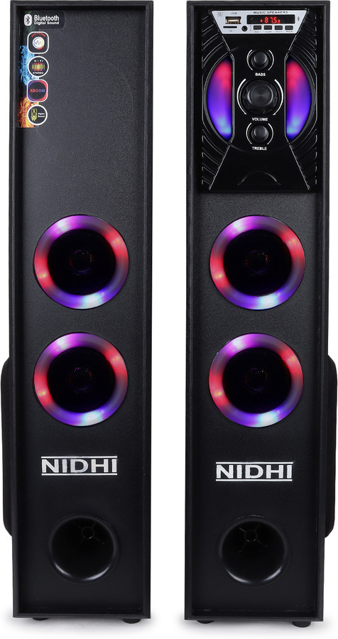 Nidhi Double Tower 180 W Bluetooth Tower Speaker Flipkart Deal