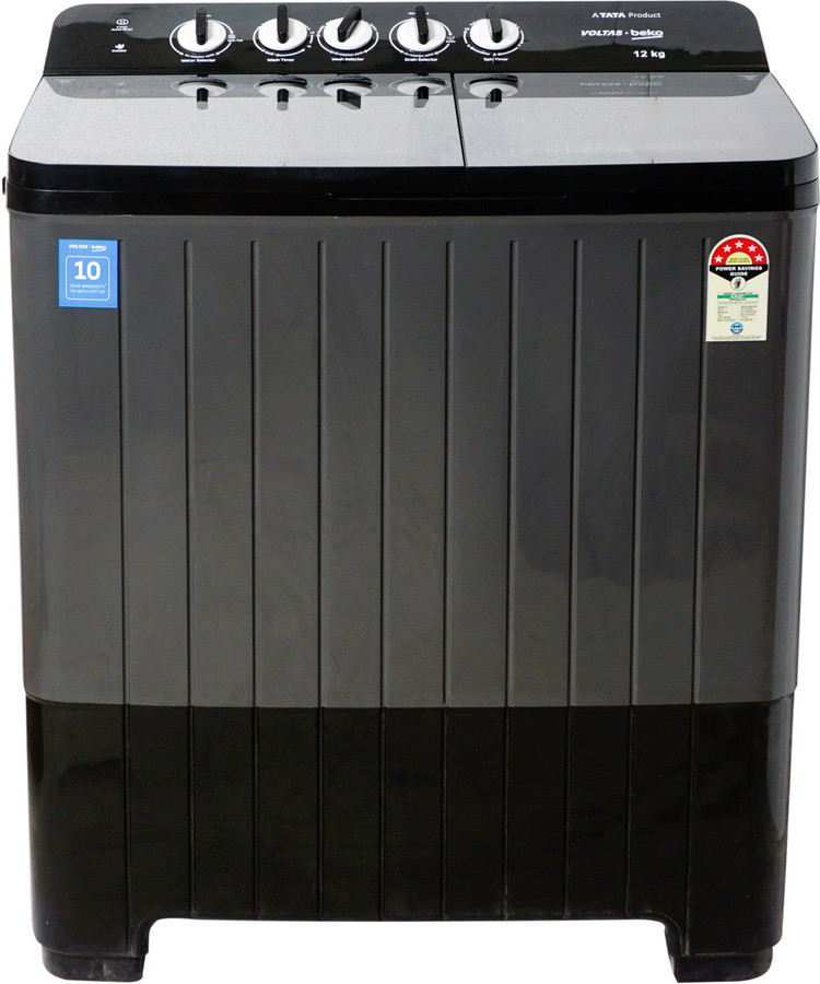 Voltas Beko 12 kg Semi Automatic Top Load Washing Machine WTT120UPA Online at Lowest Price in India