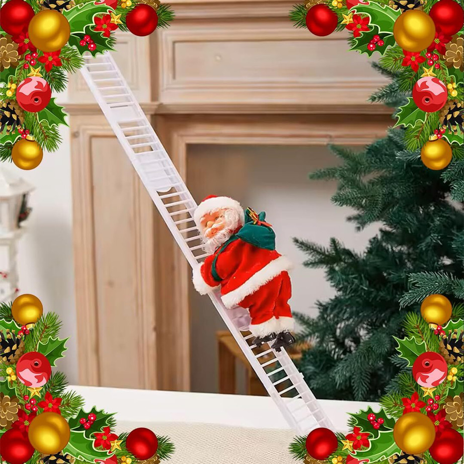 Climbing Santa Claus Main View