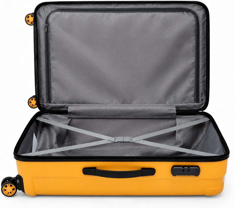 SAFARI Printed hard Suitcase trolley bag with 360° Wheeling 8 wheeler ...