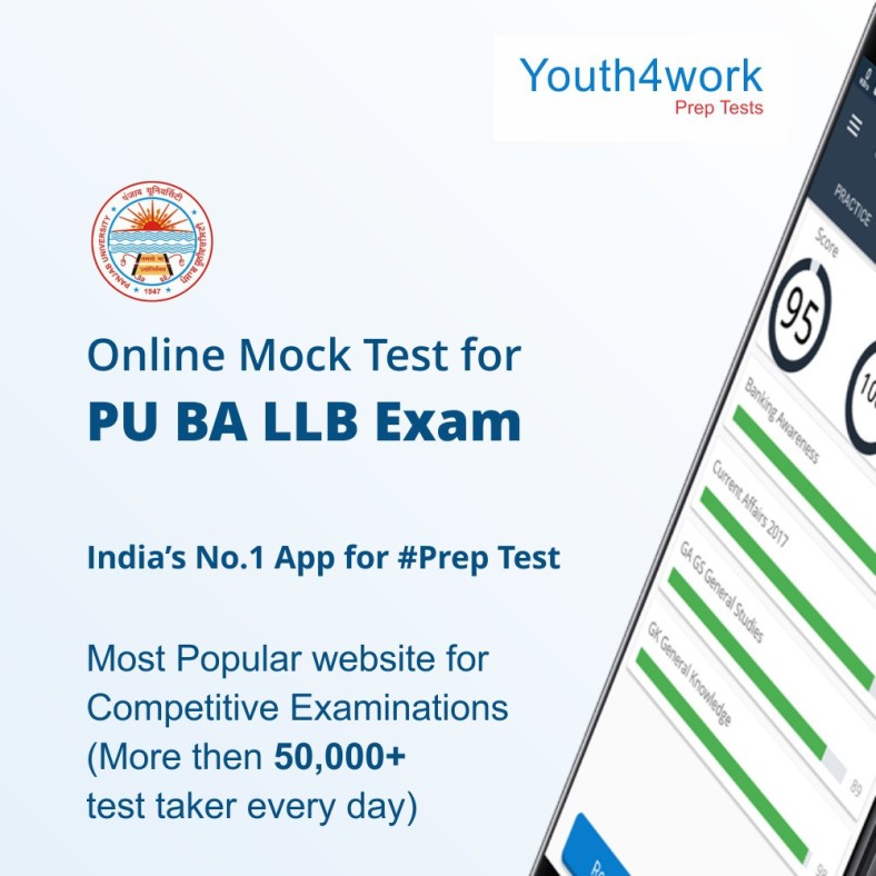 Youth4work Pu Ba Llb Exam Exam Online Mock Test 1 Month