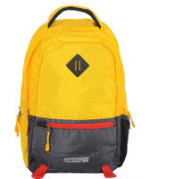 American tourister backpack yellow deals