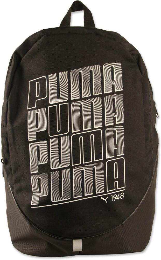 puma black casual backpack