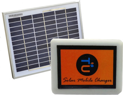 Technology Uncorked Solar charger for Mobile,power bank & tablet_TU47 1 A Mobile Charger with Detachable Cable(White, Black) Technology Uncorked Solar charger for Mobile,power bank & tablet_TU47 1 A Mobile Charger with Detachable Cable(White, Black)