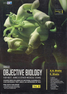 Dinesh Objective Biology for NEET, AIIMS & Other Medical Exams - With Previous Year's Papers in Biology & Supplement for State PMT Entrance Examination (Volume 1, 2 and 3)(English, Undefined, unknown)