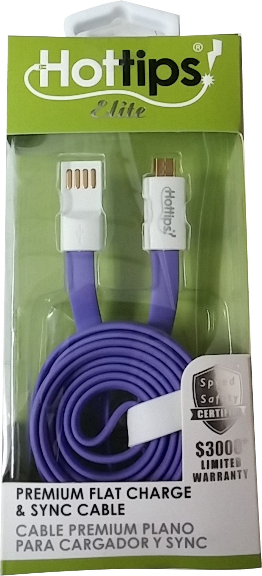Buy Hottips Elite USB Cable Purple on Flipkart
