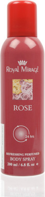 Royal Mirage Rose Deodorant Spray -(200 ml) Royal Mirage Rose Deodorant Spray -(200 ml)