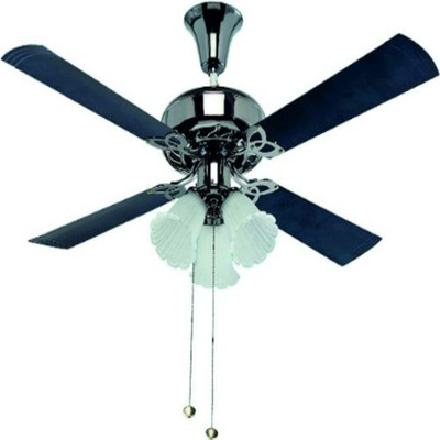 CROMPTON Uranus 1200BLK 1200 mm 4 Blade Ceiling Fan(Black, Pack of 1)