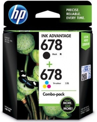 HP 678 Combo Multicolor Ink (Multicolour)