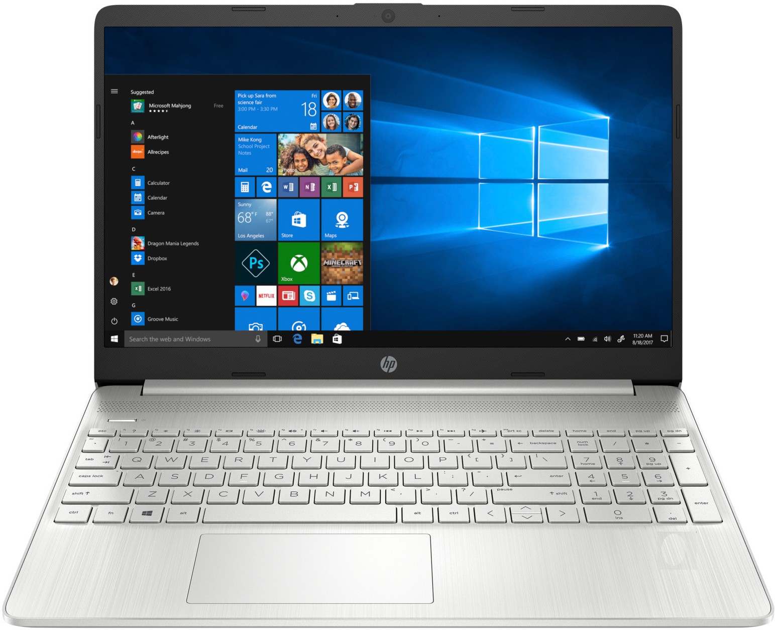 HP 15s Ryzen 3 Dual Core 3200U - (4 GB/512 GB SSD/Windows 10 Home) 15s-eq0063au Thin and Light Laptop (15.6 inch, Natural Silver, 1.7 kg, With MS Office)