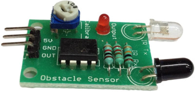 Robodo Ir Infrared Obstacle, Proximity, Line Following Sensor Module - For Rasberry Pi, Arduino, Avr, Pic, 8051 (Green)
