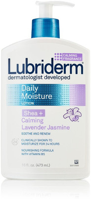 Lubriderm Daily Moisture Lotion Shea+ Calming Lavender Jasmine(473 ml)